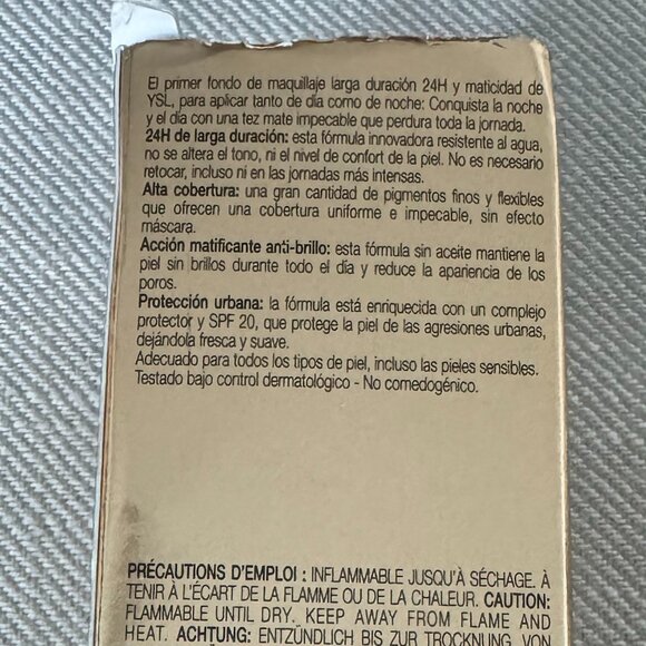 🤎 YSL Encre De Peau All Hours Foundation B80 Chocolate - New in Box 🤎 - Picture 4 of 13